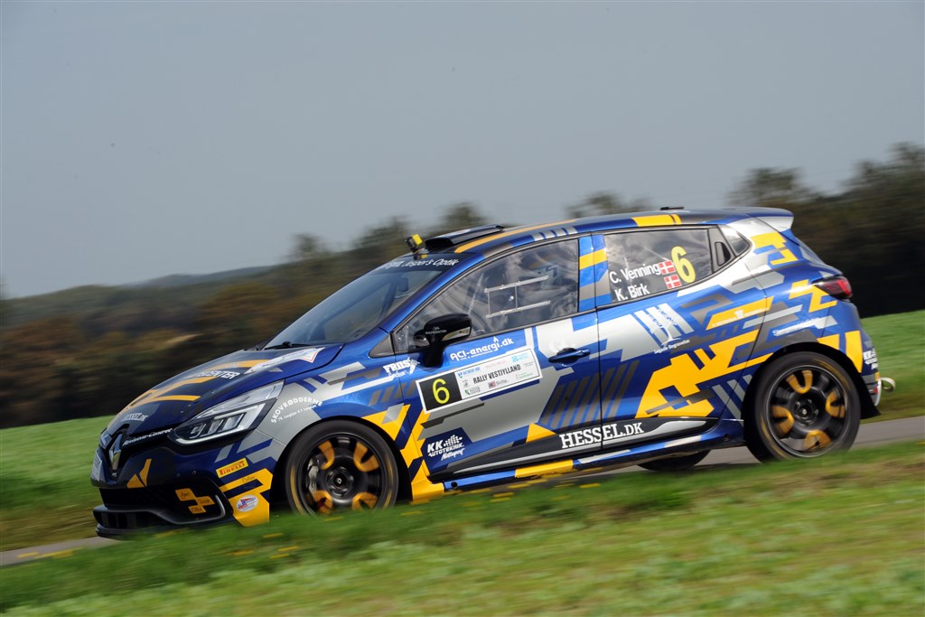 Casper Venning og Kristian Birk er med i topgøret i Dansk Super Rally, hvor Rally Stoholm er den 27.-28. september er finale.
(Foto: Morten Alstrup)